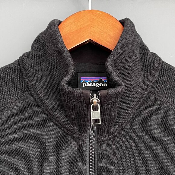 Patagonia Men's Better Sweater The Peregrine Fund Zip Jacket Black Size Small S - Picture 6 of 16